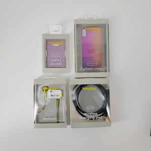 Heyday Apple X, XS iPhone case Earbuds wallet cabl